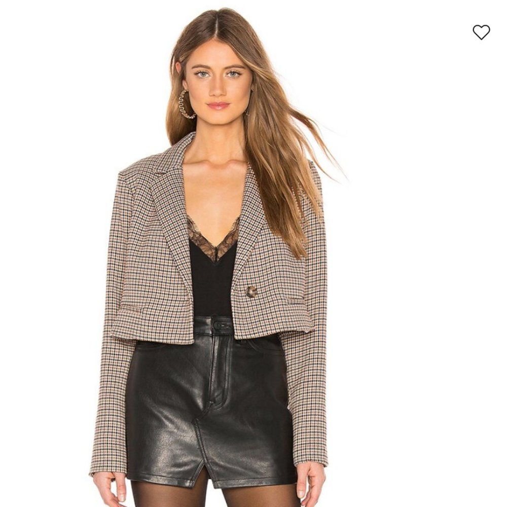 L'Academie The Lori Cropped Jacket
